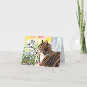 Carte Bonjour Little Bird