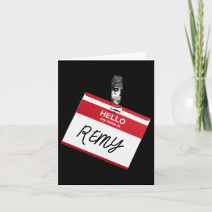 Carte Bonjour Mon Nom Est Remy Drôle Halloween Nom Balis