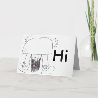Carte Bonjour, Salut