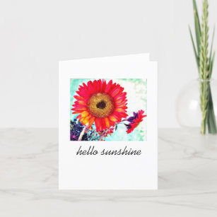 Carte Bonjour Soleil Zazzle Fr