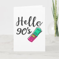 Bonjour téléphone cellulaire des années 90