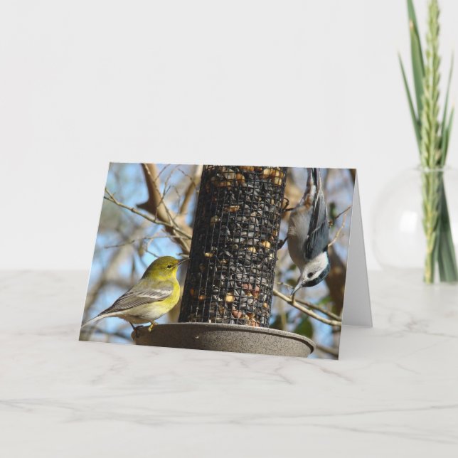 Carte Bonjour ! Vide à l'intérieur (Devant)