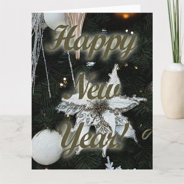 Carte Bonne année (Devant)