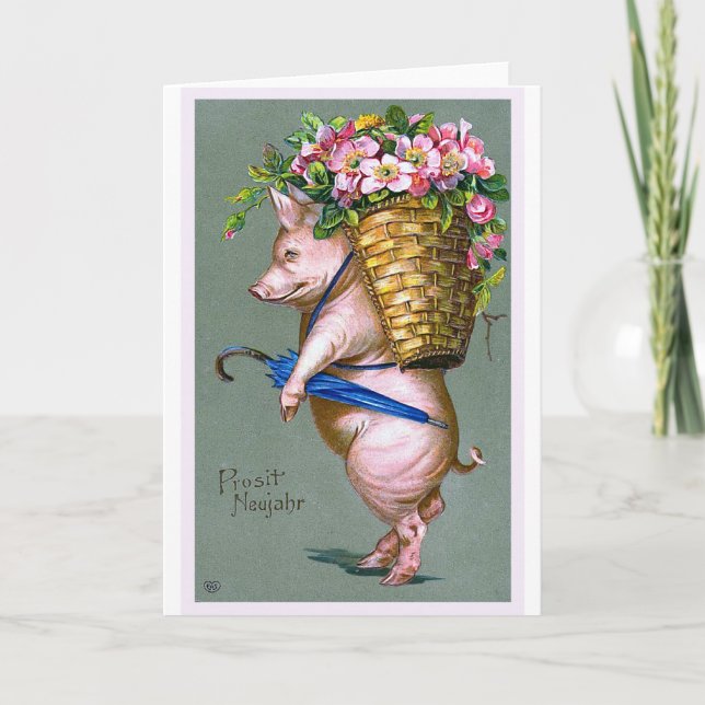 Carte Bonne année! (Devant)