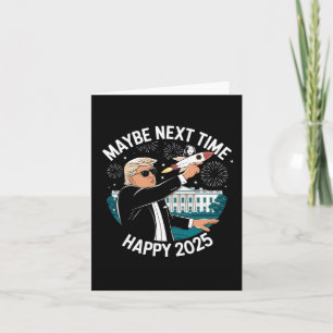 Carte Bonne année 2025 Trump Bonnes Temps 