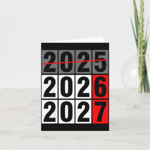 Carte Bonne année 2026 à venir bientôt 2027 67 Meme Six 