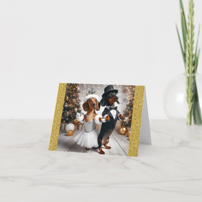 Carte Bonne année de notre part (Devant)