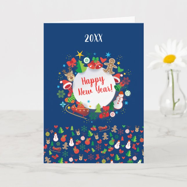 Carte Bonne année ! Noël (Petite plante)