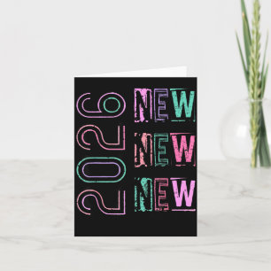 Carte Bonne année Nouvelle grâce Nouvelle louange 2026 N