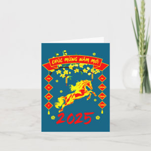 Carte Bonne année vietnamienne Chuc Mung Nam Moi