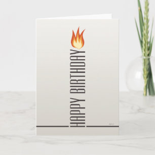 Carte Bonne bougie d'anniversaire