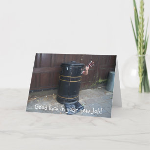 Carte Bonne chance dans votre nouveau job !