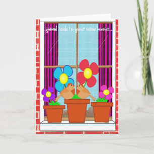 Carte Bonne chance dans votre nouvelle maison