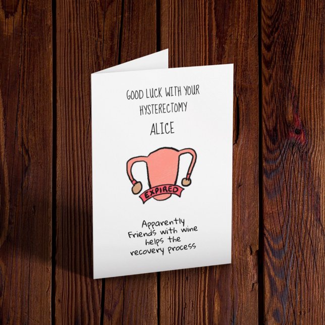 Carte Bonne Chance pour la récupération après une hystér (Créateur téléchargé)