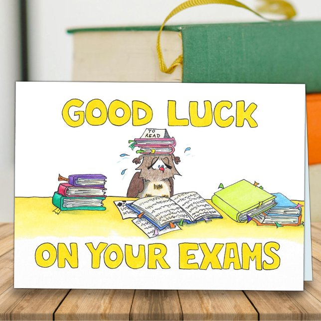 Carte Bonne chance pour vos examens  (Créateur téléchargé)