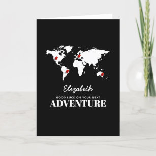 Cartes De Vœux Bonne Chance Voyage Zazzle Fr