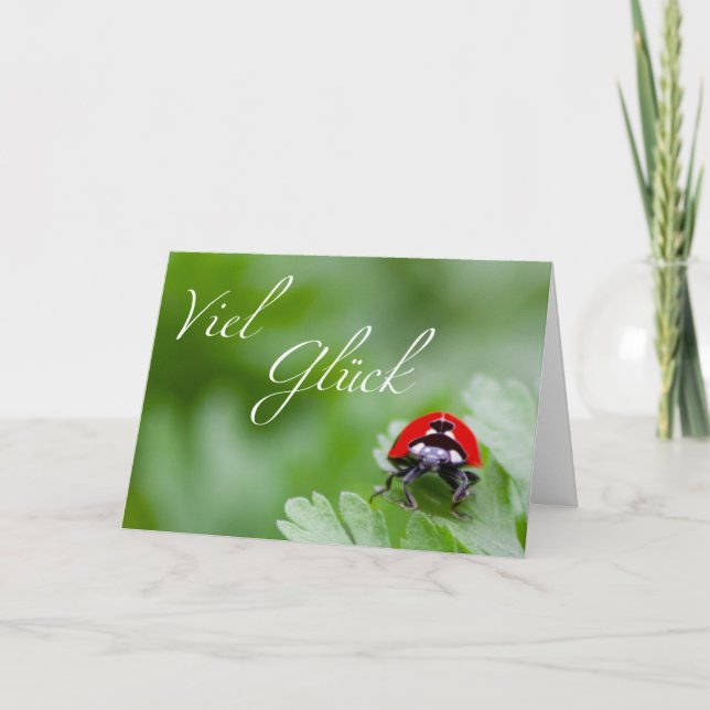 Carte Bonne chance, surtout à Corona. (Devant)