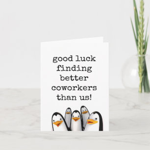 Carte Bonne Chance Trouver De Meilleurs Collaborateurs, 