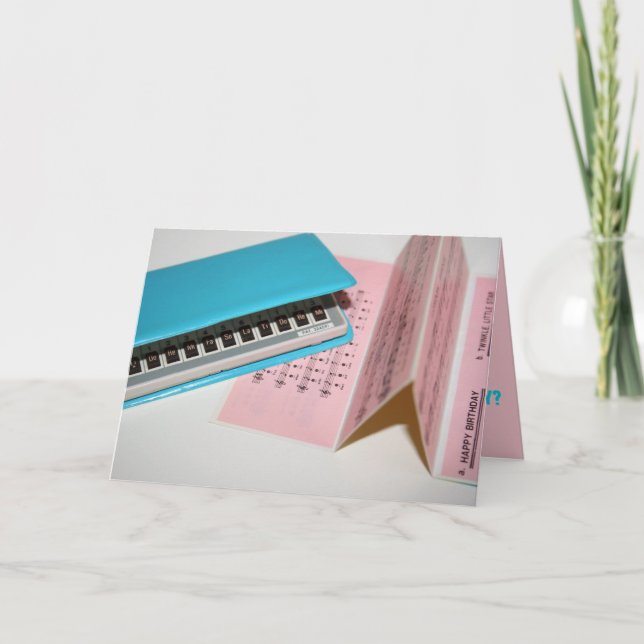 Carte Bonne Chanson d'anniversaire Vintage Electronics C (Devant)