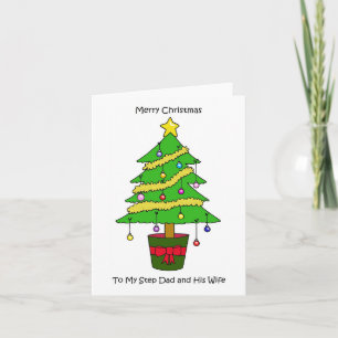 Carte Bonne étape de Noël papa et sa femme
