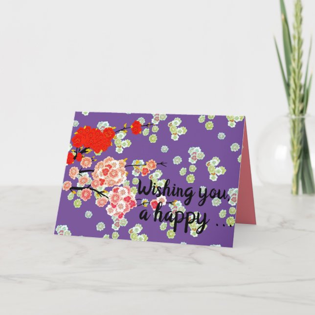 Carte Bonne fête d'anniversaire Dandelion Souhaite la bi (Devant)