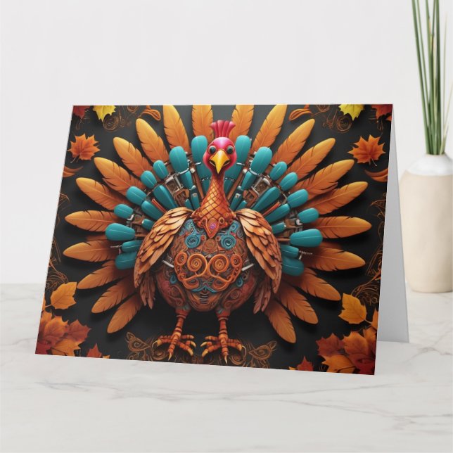 CARTE BONNE FÊTE DE THANKSGIVING (Devant)