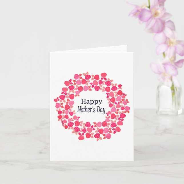 Carte Bonne fête des mères (Orchidée)