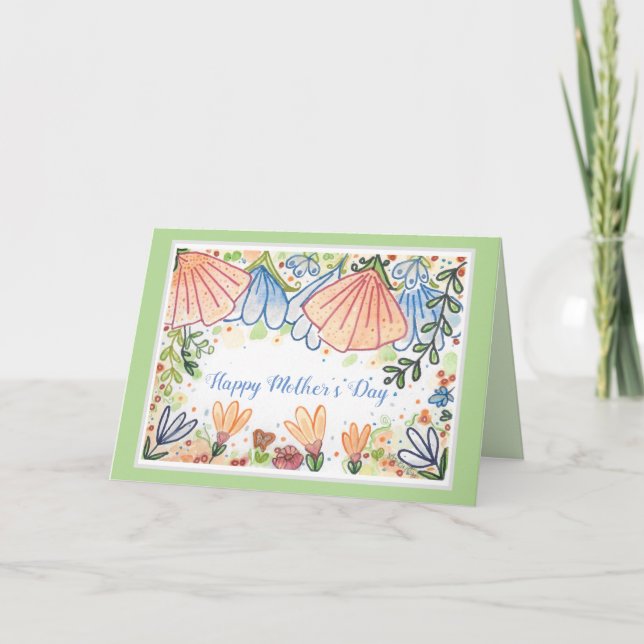 Carte Bonne fête des mères (Devant)