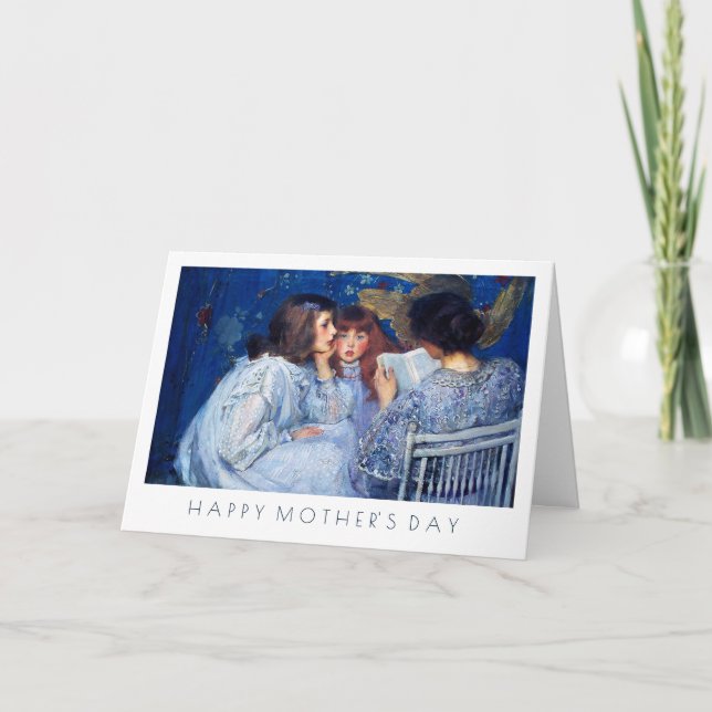 Carte Bonne fête des mères. Art (Devant)