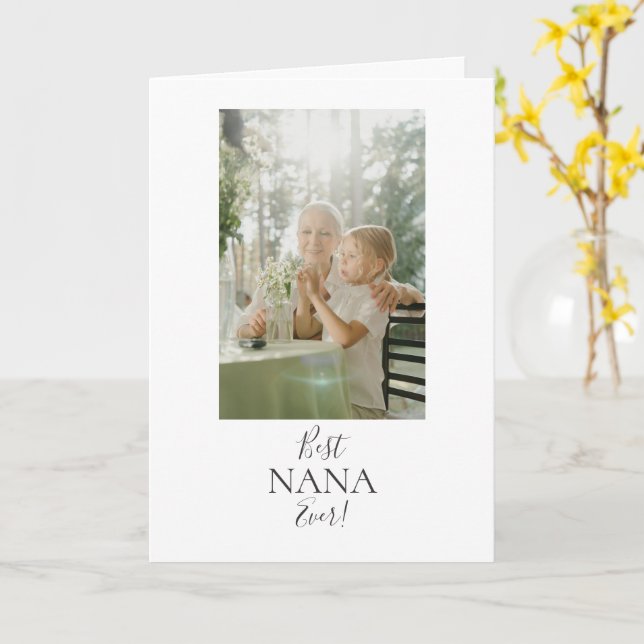 Carte Bonne fête des mères au meilleur grand-mère de tou (Fleur jaune)