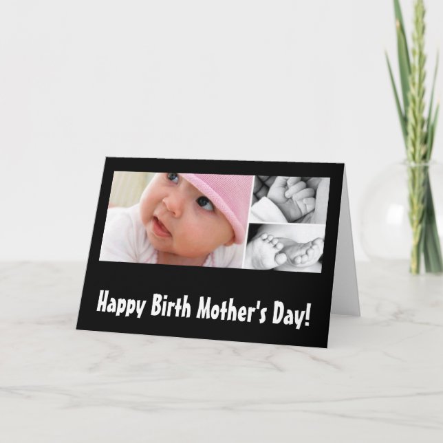 Carte Bonne fête des mères de naissance ! (Devant)