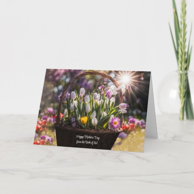 Carte Bonne fête des mères de nous deux les deux (Devant)