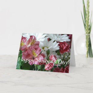 Carte Bonne fête des mères ! - Floral Bouquet