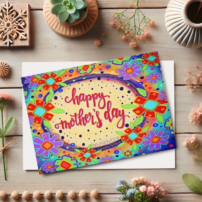 Carte "Bonne fête des mères" Inspiritisme (Créateur téléchargé)