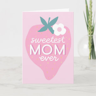 Carte Bonne fête des Mères Maman la plus adorable qui so