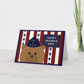 Carte Bonne Fête des pères à mon Héros et papa de l'Armé