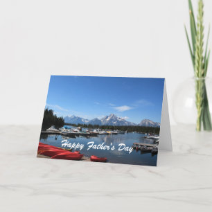 Carte Bonne Fête des pères, Grand Teton National Park