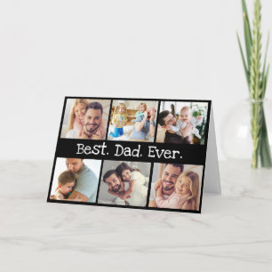 Carte Bonne Fête des pères Meilleur Papa Jamais Photo Co