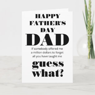 Carte bonne fête des pères papa