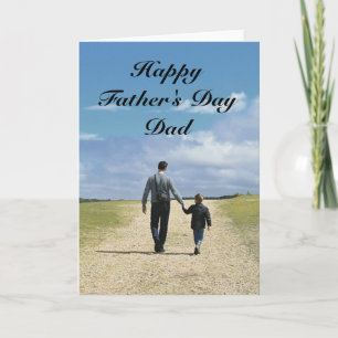 Carte Bonne fête des pères Papa et Fils