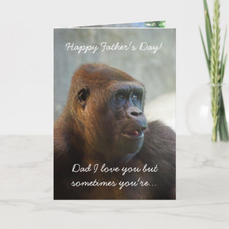 Carte Bonne Fête des pères ! Papa, je t'aime b...