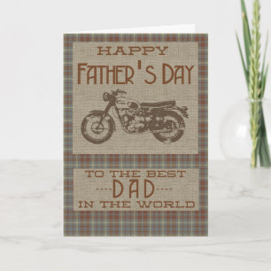 Carte Bonne Fête des pères pour le meilleur papa du mond