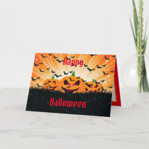 Carte Bonne fête d'Halloween