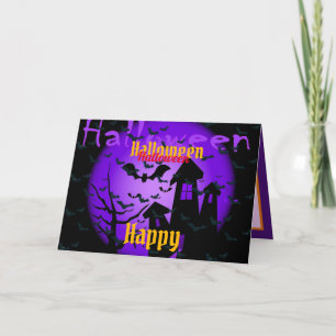 Carte Bonne fête d'Halloween