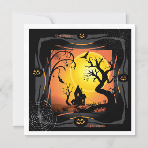 Carte Bonne fête d'Halloween "Treat or Trick"
