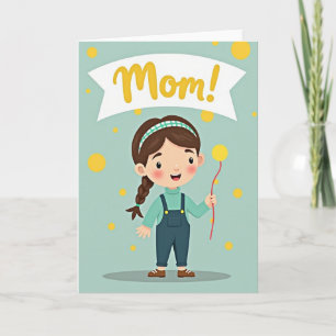 Carte Bonne Fête Petite Fille