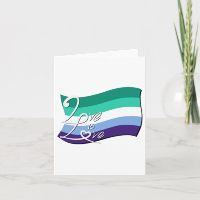 Carte Bonne fierté ! Drapeau gris surdimensionné (Devant)