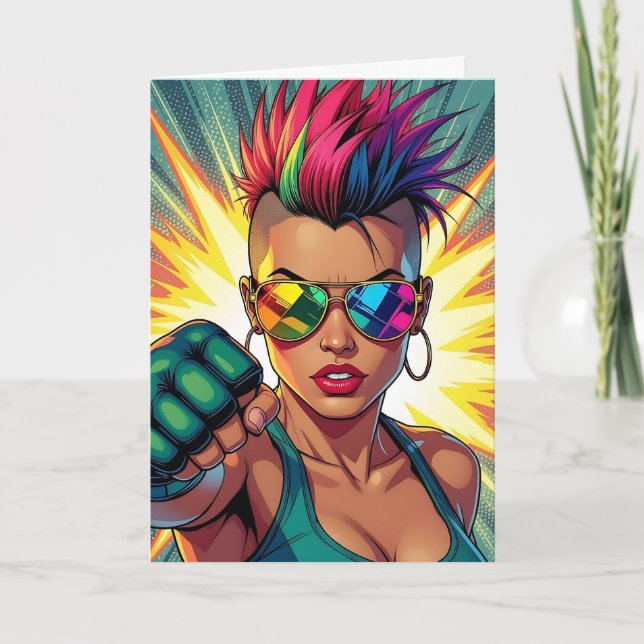 Carte Bonne fierté ! Lgbtqia+ Mois (Devant)