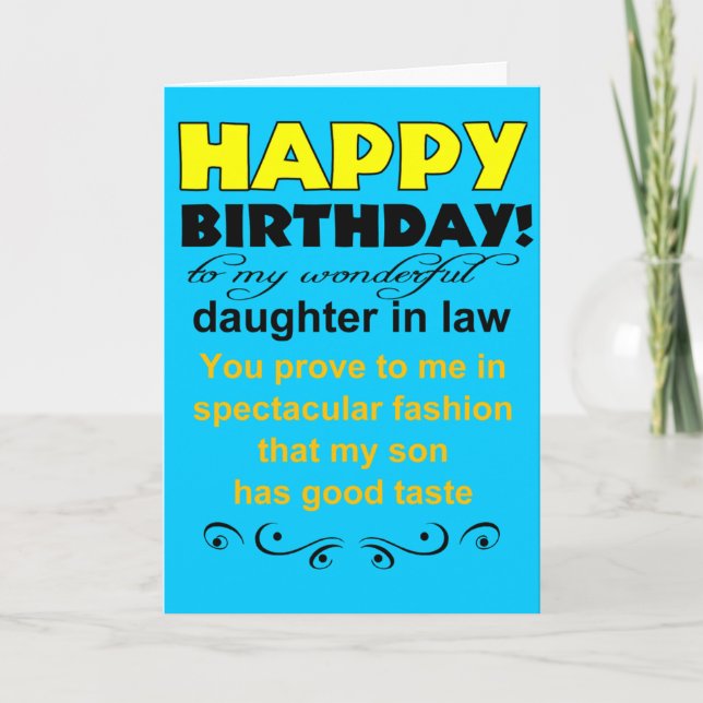 Carte Bonne fille d'anniversaire en droit (Devant)