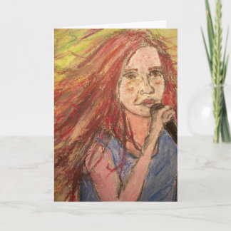 Carte Bonne fille de la chanson d'anniversaire
